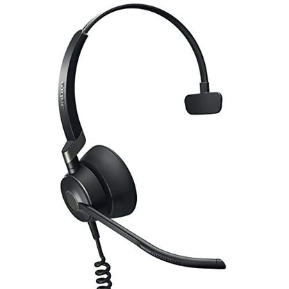 Jabra Engage 50 Wired Headset, Mono – Telephone Headset with 3-Microphone System, Blocks Out Background Noise for Increased Agent Focus, Call Center Headset Features Enhanced Hearing Protection