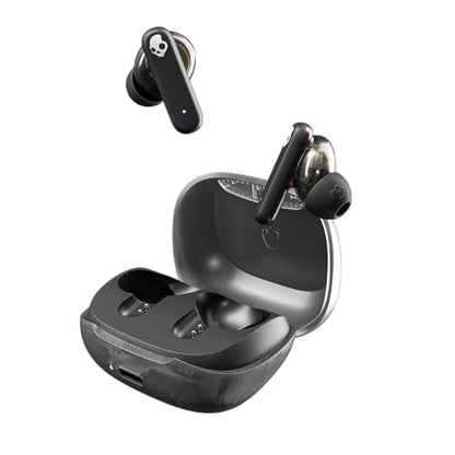Skullcandy Smokin’ Buds Wireless Noise Isolating Earbuds - Midnight Smoke | In-Ear Fit, Bluetooth, 20 Hours Battery, IPX4 Sweat and Water Resistant, Microphone for iPhone Android, Commuting, Studying - color: Midnight Smoke