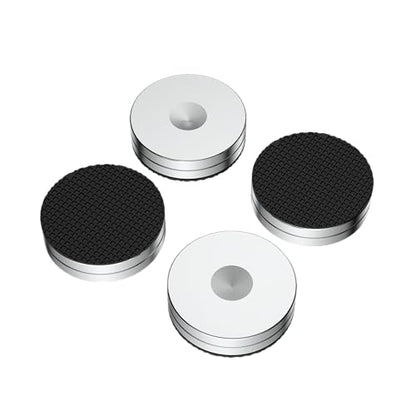 HiFi Speaker Stand Feet Pads, 40x10mm, Stainless Steel Speaker Isolation Feet for DVD/Amplifier/Turntables/Subwoofer - size: 40x10mm