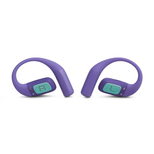 JBL Endurance Zone Open Ear Earbuds, Waterproof, Secure Fit - Purple | IP68 Waterproof Design, up to 32-Hour Playtime With Quick Charge, Secure Earhooks For Running And Outdoor Fitness - color: Purple