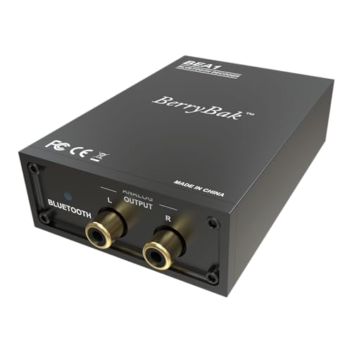 Bluetooth 5.3 Audio Receiver USB Decoder DAC QCC5171 for Home Stereo with aptX HD LDAC, Bluetooth Audio Adapter with Audiophile DAC, RCA Optical Coaxial Output for AV Receiver or Stereo Amplifier-BEA1