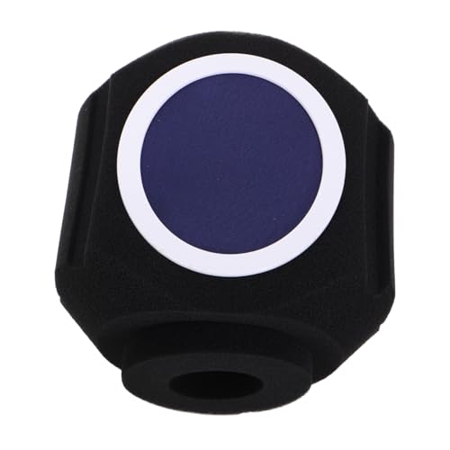 UPKOCH Portable Microphone Isolation Booth Condenser Microphone Cover Soundproof Pop Filter Shield Wind Noise Reduction Karaoke Mic Baffle
