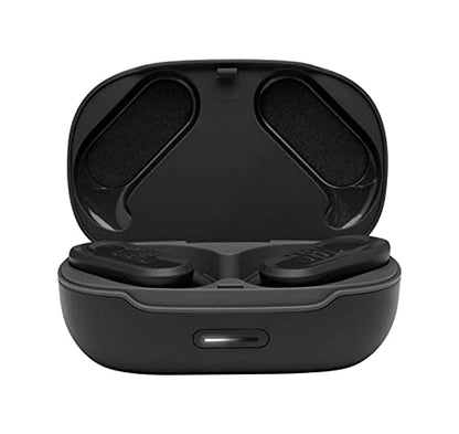 JBL Endurance Peak II - Waterproof True Wireless in-Ear Sport Headphones - Black, Small | JBL Pure Bass Sound, Up to 30 Hours of Playback 6 Hours in Buds24 hours in Case, IPX7 Sweatproof and Waterproof - color: Black