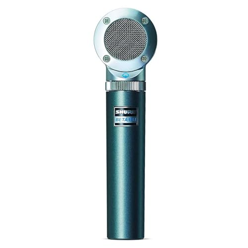 Shure BETA 181/S 초소형 소형 다이어프램 사이드 어드레스 다용도 콘덴서 마이크, 교체 가능한 폴라 패턴 캡슐 옵션, 3핀 XLR 커넥터 - 슈퍼카디오이드 - style: 슈퍼 카디오드