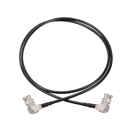 Superbat 3G/6G/12G SDI Cable 3ft 75 Ohm Thin BNC Video Cable Right Angle | Precision Flexible Belden 1855a SDI Jumper Support HD-SDI/3G-SDI/4K/8K Monitor Surveillance Camera CCTV System - size: 3ft, style: 2pcs right angle to right angle