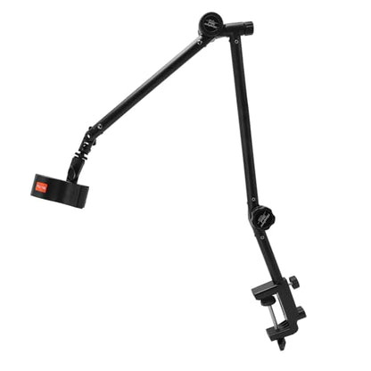 Microphone Boom Arm, 360° Rotatable Low Profiles Mic Stand with Desk Mount and 3/8" 5/8" Interface 3.3lb Capacity Foldable Desk Condenser Dynamic Mic Arm for Podcast