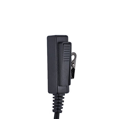 D Shape Earpiece CP200d, CLS1410, CLS1110, CP185, CP200, RDM2070d Headset with Big PTT for 2 Pin Walkie Talkie Radio (Motorola) - color: Motorola