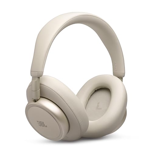 JBL Live 780NC - Noise Cancelling Headphones - Champagne | JBL Signature Sound with Hi-Res Audio wired and wireless, True Adaptive Noise Cancelling 20, real time calibration - color: Champagne