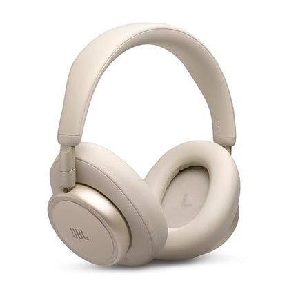 JBL Live 780NC - Noise Cancelling Headphones - Champagne | JBL Signature Sound with Hi-Res Audio wired and wireless, True Adaptive Noise Cancelling 20, real time calibration - color: Champagne
