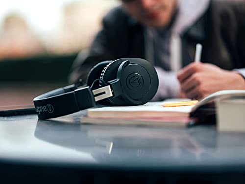 Audio-Technica ATH-M20xBT Wireless Over-Ear Headphones, Black - color: Black, style: Bluetooth Wireless