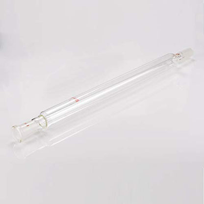 StonyLab Borosilicate Glass Liebig Condenser with 24/40 Joint 400mm Jacket Length Lab Glass Condenser - size: 400 mm