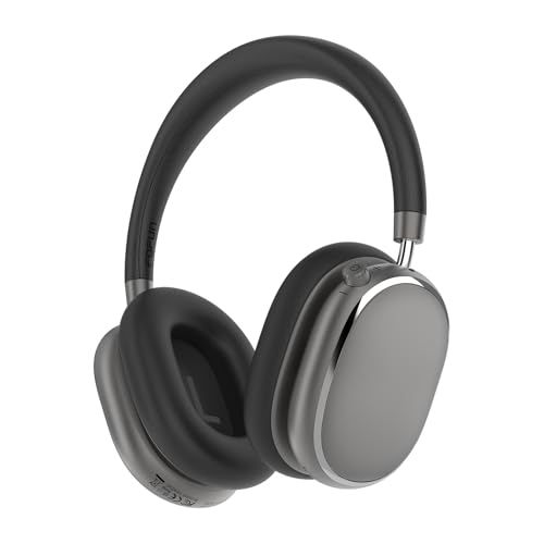 FOFUN Hybrid Active Noise Cancelling Headphones Over Ear 120H Playtime - color: Space Grey
