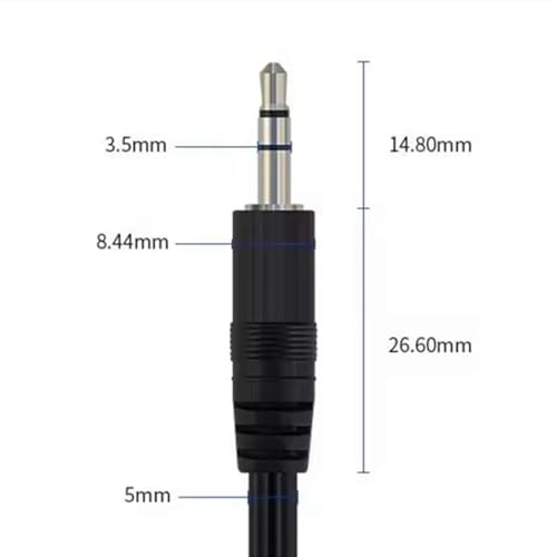 ALINNA GRLRCR 3.5mm Audio Cable Male to 2 RCA Male Stereo Audio Y Cable Adapter 50cm (2 Pack) - size: 3.5mm Male to 2 RCA Male