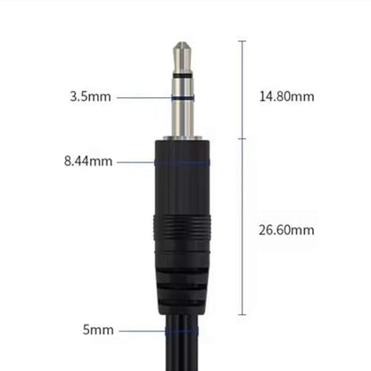 ALINNA GRLRCR 3.5mm Audio Cable Male to 2 RCA Male Stereo Audio Y Cable Adapter 50cm (2 Pack) - size: 3.5mm Male to 2 RCA Male