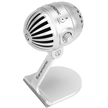 Saramonic SmartMic MTV500 | Multi-Pattern Large Diaphragm Desktop USB Studio Microphone with Headphone Output - size: SmartMic MTV500