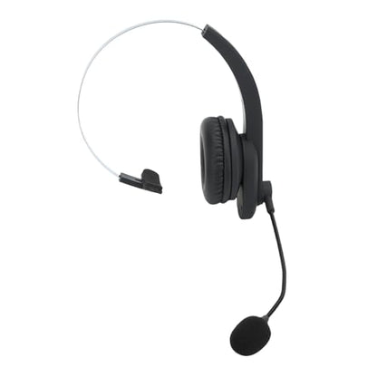 SUNGOOYUE Computer Headset with Noise Canceling Microphone, Wireless Headset for PC Phone, 5.4 for Stable Connection in Call Centers