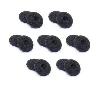 Brand Replacement Earbud Covers, Foam Pads, Ear Cushions for Stereo Earphones, Earbuds (8 Pairs)