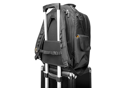 Prime DJ Backpack for DVS, Mobile, or Club Gigs, Bag Carry Mixers S9, 62, etc., Laptop, Stand, Tablet, Headphone, Vinyl Records, USB Mobile Devices, Needle Case, Cables, Microphone & More