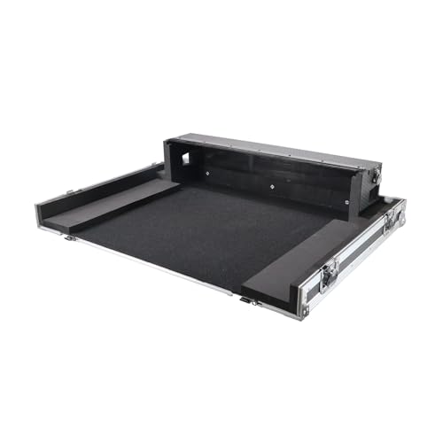 ProX XS-AHQU24DHW ATA Digital Audio Mixer Flight Case for Allen and Heath QU-24 Console with Doghouse compartment and Caster wheels