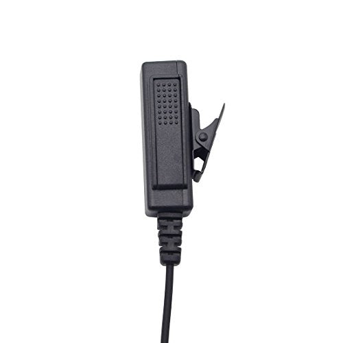 2Pcs 2-Pin Covert Surveillance Acoustic Tube Earpiece MIC is Compatible with Kenwood QUANSHENG TYT BAOFENG UV5R 666s 888S Retevis H-777 2 Way Radio Walkie Talkies