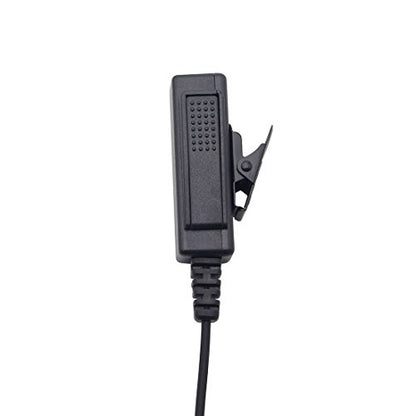 2Pcs 2-Pin Covert Surveillance Acoustic Tube Earpiece MIC is Compatible with Kenwood QUANSHENG TYT BAOFENG UV5R 666s 888S Retevis H-777 2 Way Radio Walkie Talkies