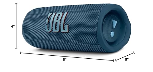 JBL Flip 6 (Blue) + Bundle with divvi! Protective Hardshell Case - color: Blue