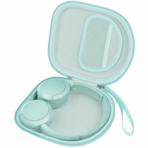 casmilee Hard Shell Headphone Case for Sony WH-CH520 and WH-1000XM4 - color: Light Green