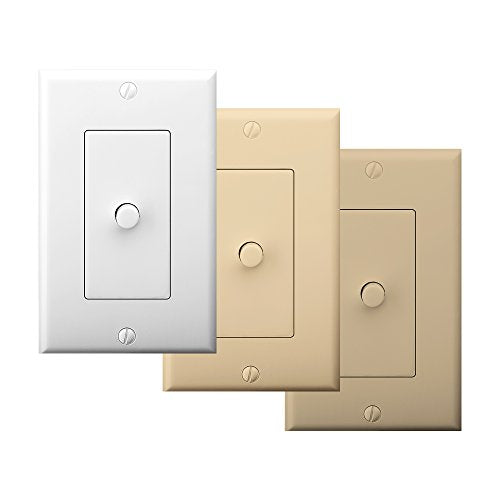 OSD Audio in Wall Speaker Selector A/B Switch, Select from 2X Speaker Pairs White AB12 - size: 100-Watts