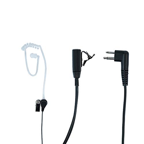 2 Pin Headset for Motorola CP200D M1 R2 DLR1060 Radio,2PCS | Compatible with CP200 CP185 DLR1020 DTR650 DTR700 MAGONE BPR40 BC130