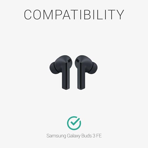 kwmobile Earbud Hooks Compatible with Samsung Galaxy Buds 3 FE - Set of 6X Earphone Holders for Running - Multicolor
