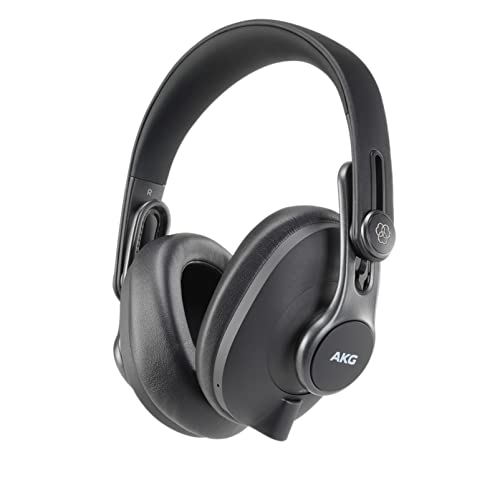 AKG Pro Audio K371BT Bluetooth Wireless Over-Ear, Closed-Back, Portable, Foldable Studio Headphones. 50mm Drivers. Astounding Frequency Response - 5 Hz to 40 kHz. Black - style: K371BT