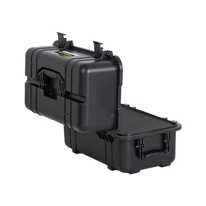 MEIJIA All Weather Waterproof Hard Camera Case,Hard Case,With Customized Fit Foam Included, Elegant Black,Fit for Drones,camera,lens (20.87"x12.72"x12.76") - size: 20.87"x12.72"x12.76"