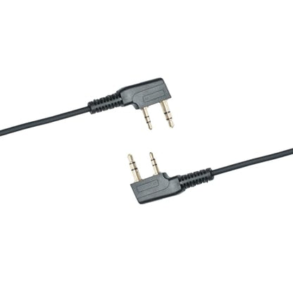 Walkie Talkie Earpiece with PTT Mic 2-Pin K-Type Headset Compatible with Baofeng UV-5R UV82 UV82HP BF-F8HP BF-888S Retc RT21 RT22 RT68 H777S Kenwood NX-1300 TK-3140 Two Way Radios,2 PCS ﻿