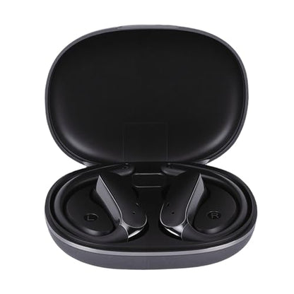 Diydeg Wireless Earbuds, IP54 Waterproofing BT5.49 Sport Headphones with Earhooks, No Sound Leakage, Touch Control Earphones for Gym, Running, Meeting, Workout (Black) - color: Black