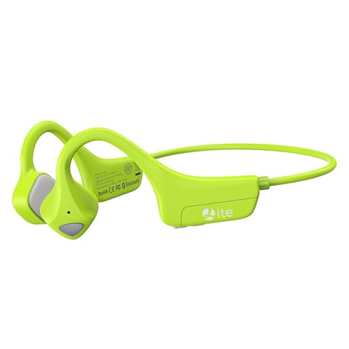 Bone Conduction Headphones Bluetooth, Open Ear Wireless Headset with Mic, Sweat Resistant Earbuds for Runnig Workout Hiking Running Fitness Walking (Green) - color: Green