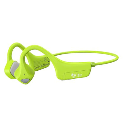 Bone Conduction Headphones Bluetooth, Open Ear Wireless Headset with Mic, Sweat Resistant Earbuds for Runnig Workout Hiking Running Fitness Walking (Green) - color: Green