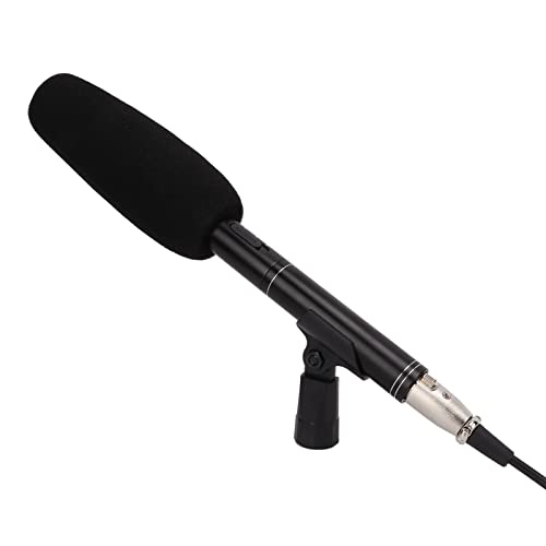 Shotgun Microphone, High Sensitivity Noise Cancellation Camera Mic Professional for Interviewers Content Creators Podcasters Vloggers Live Streaming Studio Recording