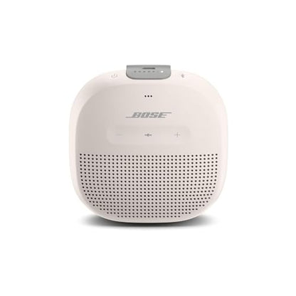 Bose SoundLink Micro Bluetooth Speaker: Small Portable Waterproof Speaker with Microphone, White Smoke - color: White