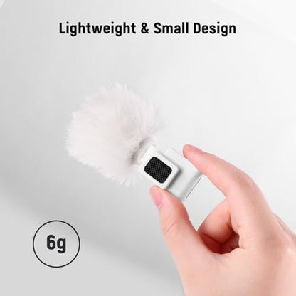 Neewer Cold Shoe Wind Muff for ZV Series Vlog Cameras, Microphone Furry Windscreen with Cold Shoe Mount Adapter Accessory Compatible with Sony ZV-1F ZV-E10 ZV-1 ZV-E1 ZV-1 II, CA133 White - style: CA133 White