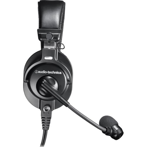 Audio-Technica BPHS1 Broadcast Stereo Headset with Dynamic Cardioid Boom Mic Bundle with 2 YR CPS Enhanced Protection Pack | Includes 2 YR CPS Enhanced Protection Pack. with Dynamic Cardioid Boom Mic