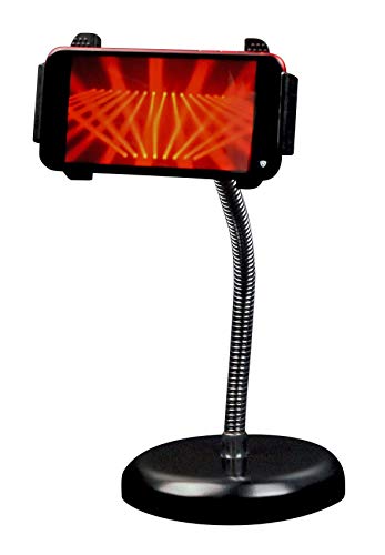 Rockville RDMS6 Studio Desktop Mic Stand, 11.8" Gooseneck, Weighted Base