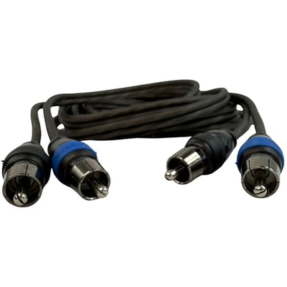 Sky High Car Audio 2 Channel Twisted 9 ft RCA Cables Coated 9' OFC - size: 9 Feet