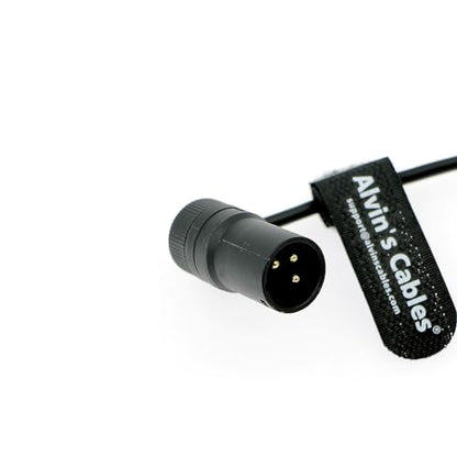 Alvin's Cables Rotatable Low-Profile XLR 3 Pin Male to Female Cable Original Connector Balanced Microphone Audio Cord - size: 18 inches