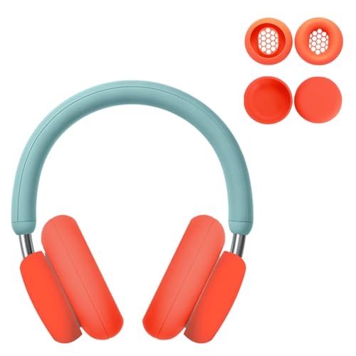 Case for CMF by Nothing Headphone Pro, 2 Sets Silicone Sweat Cover, KONXISA Eeadphones Protective Case Ear Cushions/Headband, Cover Protector, Washable Scratchproof, Orange - color: orange, size: 2 Pack