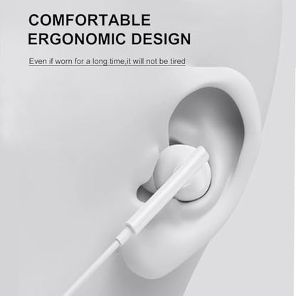 USB C Headphones with Microphone for iPhone 17 16 15 Pro Max,3 Pack | Type-C Wired Earbuds with Volume Control,Nosie Cancelling,Earphone for Galaxy S26 S25 S24, Pixel 10a 9