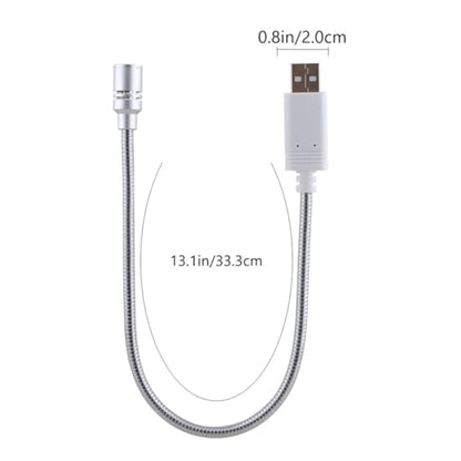 USB Microphone for Laptop and Desktop Compact Design and Lightweight Aluminum Alloy Construction, for Meetings and Live-Streaming, Includes Sponge Windshield for Voice Recording