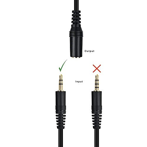 3.5mm Stereo Male to Female Extension Audio Cable Cord (13 Feet) - size: 13 Feet