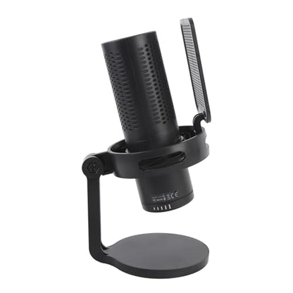 AMONIDA Gaming Microphone, USB Condenser PC Mic with Touch Sensitive Mute Buttons & RGB Light, Streaming Podcast Microphone, Ideal for 10 11 OS X Devices Gaming & Podcasts