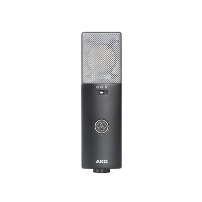 AKG Professional C114 Large Diaphragm Multi-Pattern Condenser Microphone–XLR Studio Mic for Podcasting, Streaming, Broadcasting & Music Recording, Cardioid/Omni/Figure-8, Low Noise, Sustainable Design - style: C114
