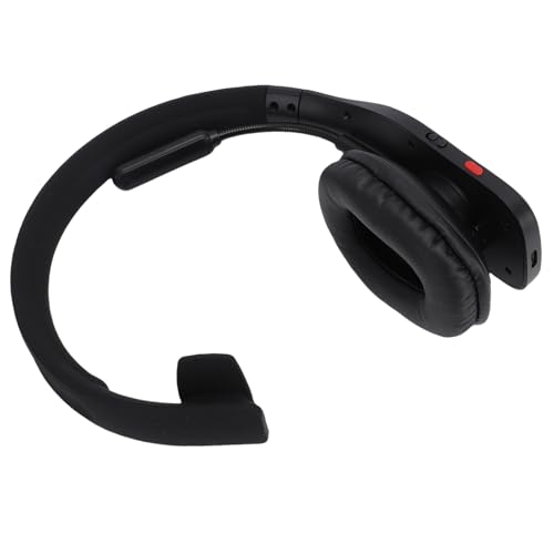 Sanpyl Trucker Bluetooth Headset Wireless Single Ear with AI Noise Canceling Mic for Truck Drivers Conference Calls